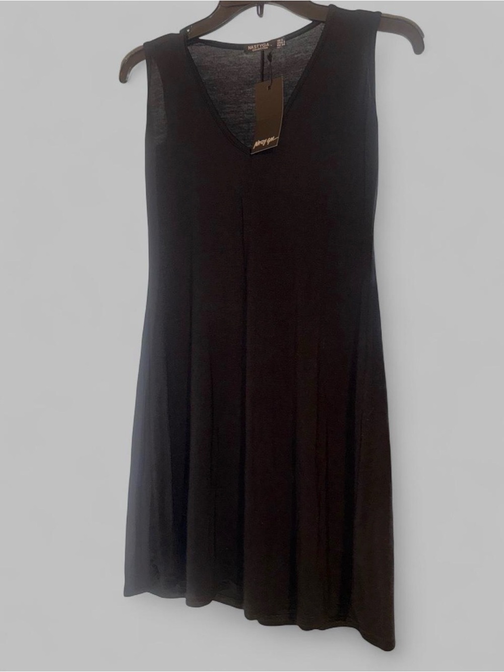 Sleeveless V-Neck Black Dress Top by Nasty Gal